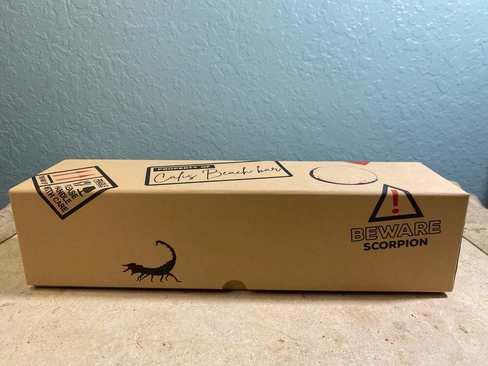 James Bond 007 Skyfall Scorpion Drinking Game Set with 4 Glasses